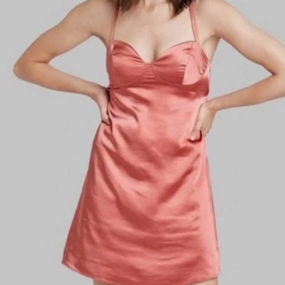 🆕 MINI SALMON PINK DRESS